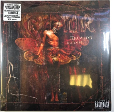 Kreator Outcast LP Album vinyl record 2 x Red Orange remastered 2018 reissue Foto 1 de 4