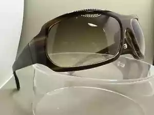Brandneu - Oliver Peoples Specialist 8108 Sonnenbrille braun klar gestreift 71-15-105 - Bild 1 von 18