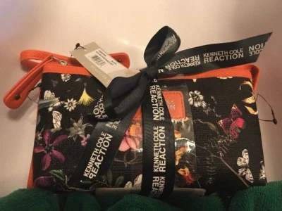 Kenneth Cole Reaction East West Set 2 piezas Bolso sin asas Bolsas de cosméticos Set de regalo Nuevo con etiquetas Foto 1 de 4
