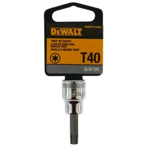 Dewalt DWMT87145OSP T40 Presa per punte torx cromate, unità 3/8", 87-145D - Foto 1 di 12
