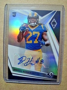 2019 Darrell Henderson Panini Phoenix Silver Rookie Autograph RC Auto