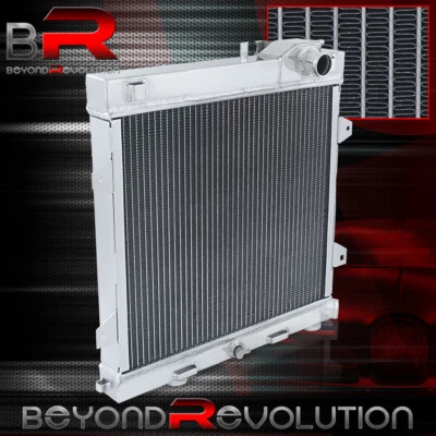 Juego de 2 filas de radiadores de aluminio para BMW Serie 3 E30 325 318 1988-1991 2/4 puertas M/T Foto 1 de 4