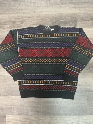 Suéter Vintage Le Tigre Acrílico Talla S Papá Abuelo Cosby Foto 1 de 4
