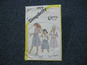1984 VINTAGE SIMPLICITY DRESSMAKING PATTERN # 6302 ~GIRLS DRESS & JACKET~SIZE 10 - Picture 1 of 5