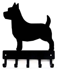 Porta llaves/ganchos para correa Cairn Terrier para perro hechos en EE. UU. - Imagen 1 de 5