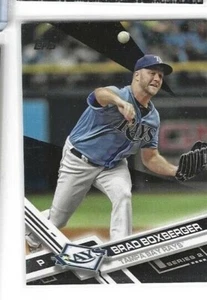 2017 TOPPS BLACK BRAD BOXBERGER #358 RAYS  07/66 - Picture 1 of 1