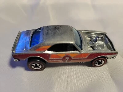 Hot Wheels Redline HEAVY CHEVY Red Orange Super Chromes - Image 1 of 4