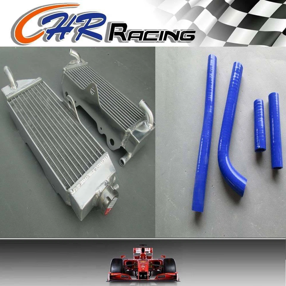 Radiador y manguera de aluminio para Yamaha YZ400F YZ 400 F 1998 1999 2000 Foto 1 de 4