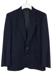 Valentino Blazer Hombre (Eu) 52 Botonadura Sencilla Lana Rayado Forro Bolsillos - Imagen 1 de 10