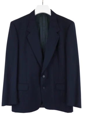 Valentino Blazer Hombre (Eu) 52 Botonadura Sencilla Lana Rayado Forro Bolsillos - Imagen 1 de 4