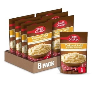 Puré de papas Betty Crocker Yukon Gold paquete de 8 4 onzas - Imagen 1 de 3