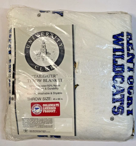 Tailgater Throw Blanket UNIVERSITY OF KENTUCKY Wildcats 45x66 UK VTG Cover