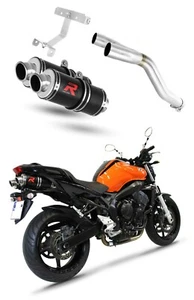 FZ6 FAZER 600 S2 Marmitta TONDO NERO Dominator Terminale di Scarico 2006 - 2010 - Bild 1 von 9