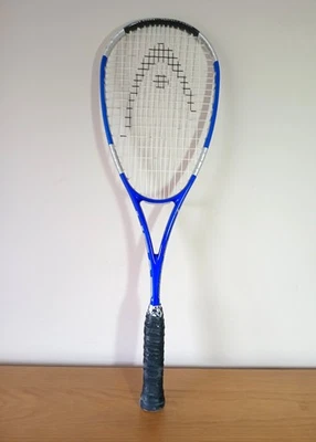 HEAD Liquidmetal Intelligence Squash Racket Blue Silver with Prime TT Cover - Image 1 of 4