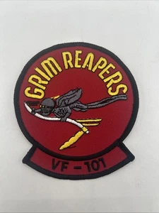 VF-101 GRIM REAPERS US NAVY Grumman F-14 TOMCAT 4" Fighter Squadron Patch - Picture 1 of 2