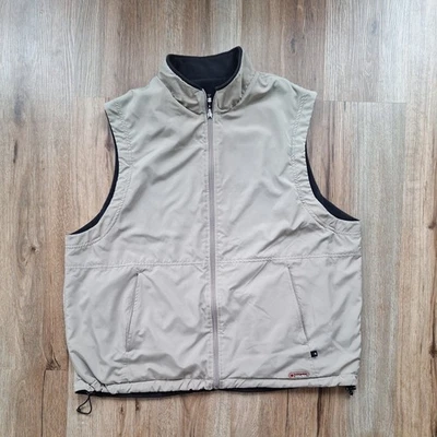Mens Golf Vest Large Grand Slam Total Tech Reversible Full Zip Sport Casual  - Image 1 of 4