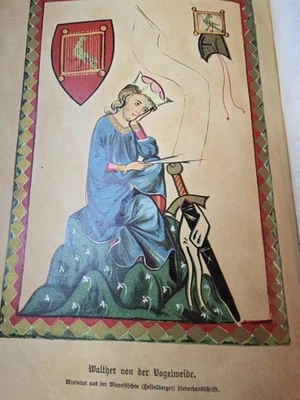 1894 History Of German Literature By Otto V. Leixner - Image 1 of 4