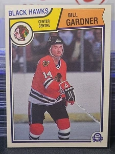 83-84 O-Pee-Chee Bill Gardner Rookie 🚨🚨🚨 Chicago Blackhawks - Bild 1 von 2