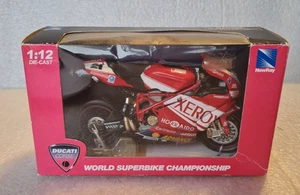 Ducati Corse World Superbike Championship Die Cast 1:12 Model Motorbike, Newray - Picture 1 of 19