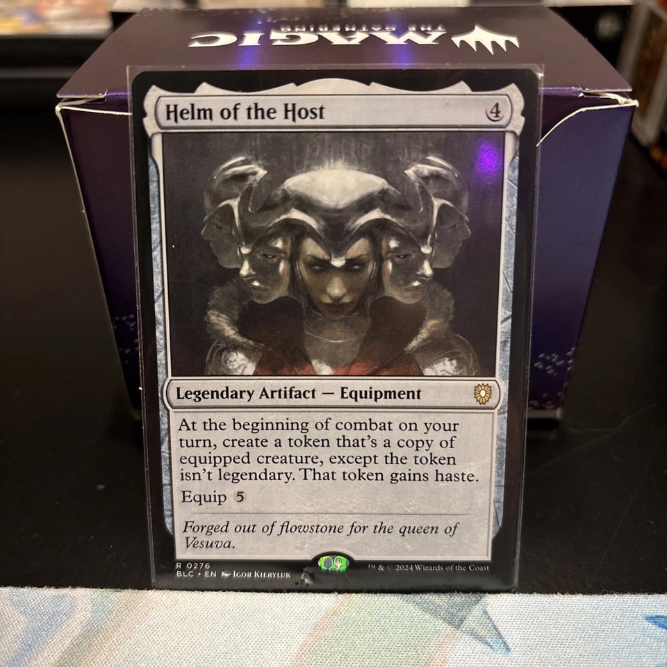 MTG x1 Helm of the Host Commander: Bloomburrow Regular NM - Image 1 of 1