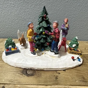 2009 Lemax Christmas Carole Towne Collezione: Decorazione Albero da Giardino Anteriore, #94056 - Foto 1 di 10