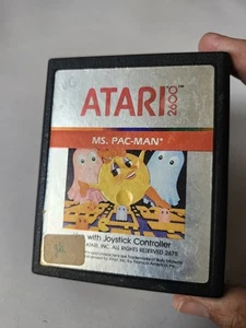 Ms Pac Man Atari 2600 CX-2675 Video Game Cartridge 1982 - Picture 1 of 4