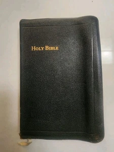 Bibel KJV Der Weltverlag Jahrgang 1961, Marokko Leder - Bild 1 von 17