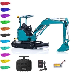 LESU B0003 Metal 1/14 RC Mini Hydraulic Excavator PC30 Digger RTR X14 Radio - Picture 1 of 12