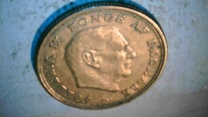 #81 Dänemark 1 Krone 1966 - Bild 1 von 2