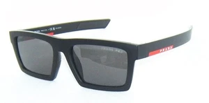 PRADA LINEA ROSSA PS 02ZU 1BO02G SONNENBRILLE MATT SCHWARZ DUNKELGRAU POLARISIERT - Bild 1 von 6
