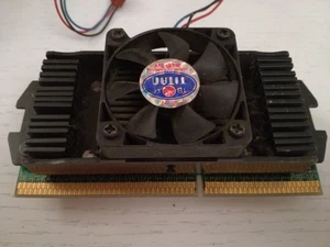 Tested INTEL CELERON MMX PROCESSOR 266MHZ SL2SY slot 1 WITH HEATSINK & FAN - Imagen 1 de 2