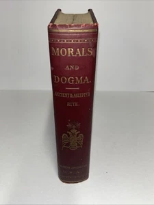 Morals and Dogma Of Freemasonry Albert Pike 1871 Southern Jurisdiction 1925 HC - Picture 1 of 12