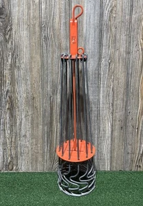Vintage Neuman Chimney Cleaner Sweep Round Metal Model 112 Fits Sizes 6" To 11" - Picture 1 of 7