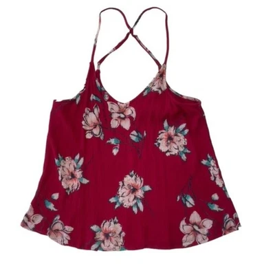 Top Halter Billabong Borgoña Floral - Talla Mediana Foto 1 de 4