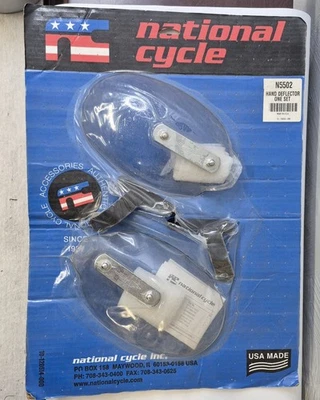 NEW National Cycle N5502 Motorcyle Hand Deflector Accessory Set NIP - Image 1 of 3