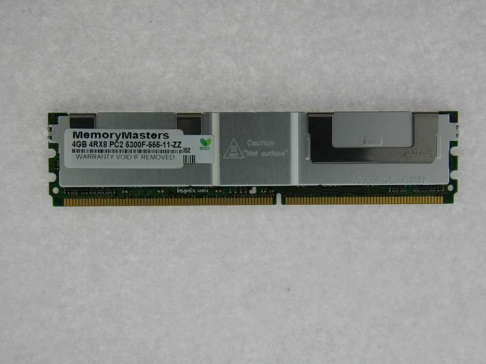 NMD517A21207FD53I5HC 4GB 1x4GB DDR2 PC2-5300F ECC Registered Fb-Dimm 4RX8 - Immagine 1 di 1
