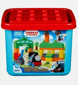 NEW Mega Bloks Thomas & Friends Sodor Adventures Building Blocks Set 60 Pieces  - Picture 1 of 2