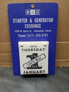Calendario de intercambio de arranque y generador 1776-1976 200 años AC / DELCO / GM / Starter & Generator/724 - Imagen 1 de 10