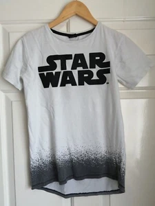 White Star Wars, May The Force Be With You T-Shirt 11-12 Years - Picture 1 of 5