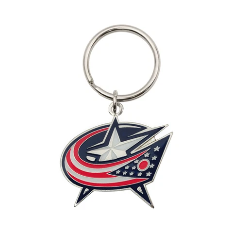 Columbus Blue Jackets - NHL Hockey Licensed Metal Diecut LARGE Logo Keychain Cover