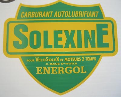 1 AUTOCOLLANT  SOLEXINE Energol  PM   45 X 40 SOLEX VELOSOLEX PEUGEOT MBK • 3€