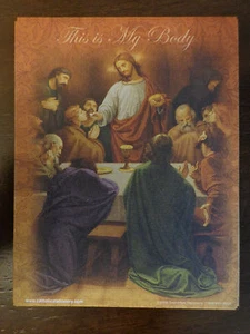 Abendmahl/Kommunion Postkarte/Heilige Karte; 10 Stück: Neu - Bild 1 von 2