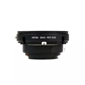 Adattatore KIPON Shift per obiettivo attacco Pentax 67 P67 per fotocamera Canon EOS EF - Foto 1 di 5