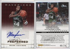2011-12 Panini Preferred /74 Mark Aguirre #71 Auto