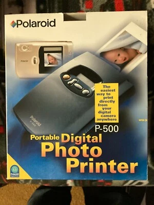 Brand New POLAROID P-500 PORTABLE DIGITAL PHOTO PRINTER - Image 1 of 3