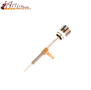 5 Abalone Silver Screws FOR Pernambuco/Ironwood Violin Bow 4/4 Button About 4.5g - Picture 1 of 3