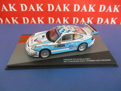 Die cast 1/43 Modellino Auto Porsche 997 GT3 RS 4.0 Rally Monte Carlo R. Dumas - Immagine 1 di 4