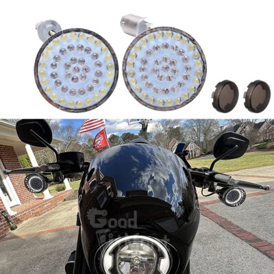 LED 转弯信号闪烁灯 1157 适用于哈雷戴维森铁质 1200 883 Sportster — 第 1/4 张图片