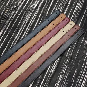 1 Pair Synthetic Leather DIY Bag Strap Shoulder Handle Purse Handbag 60cm - Picture 1 of 8