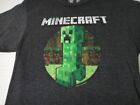 Minecraft Creeper Dark Grey Cotton Blend T-shirt Size S Mojang Jinx